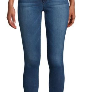Mid-Rise Skinny Crop Jeans